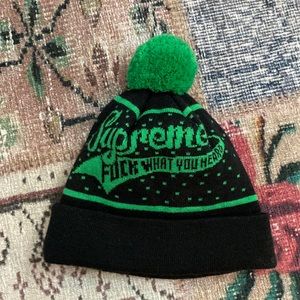Supreme ™️ F*ck What You Heard Knit Beanie
